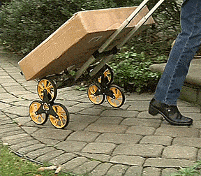 UpCart: A Stair Climbing Trolley That Helps You Haul Heavy Objects Up and Down Stairs