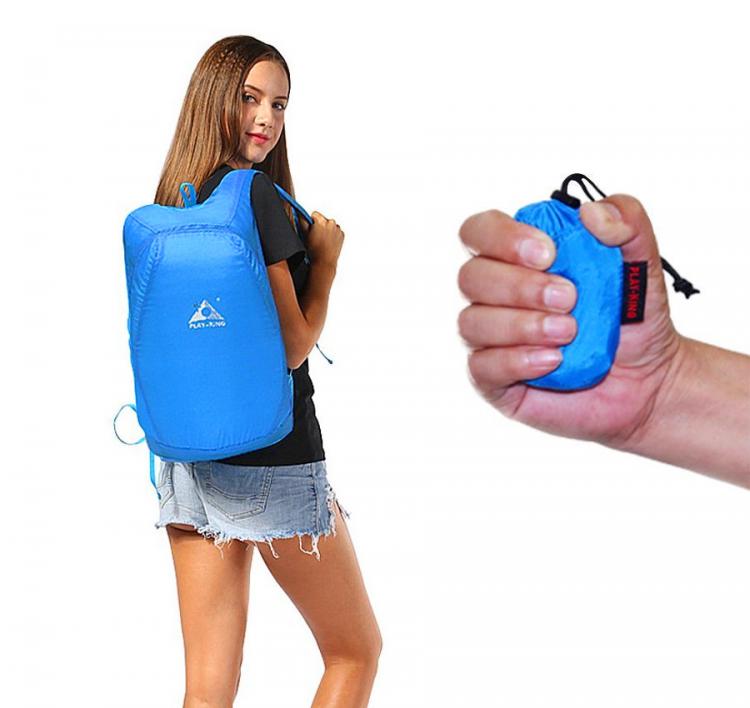 Tiny Packable Backpack Expands To Full Size Backpack