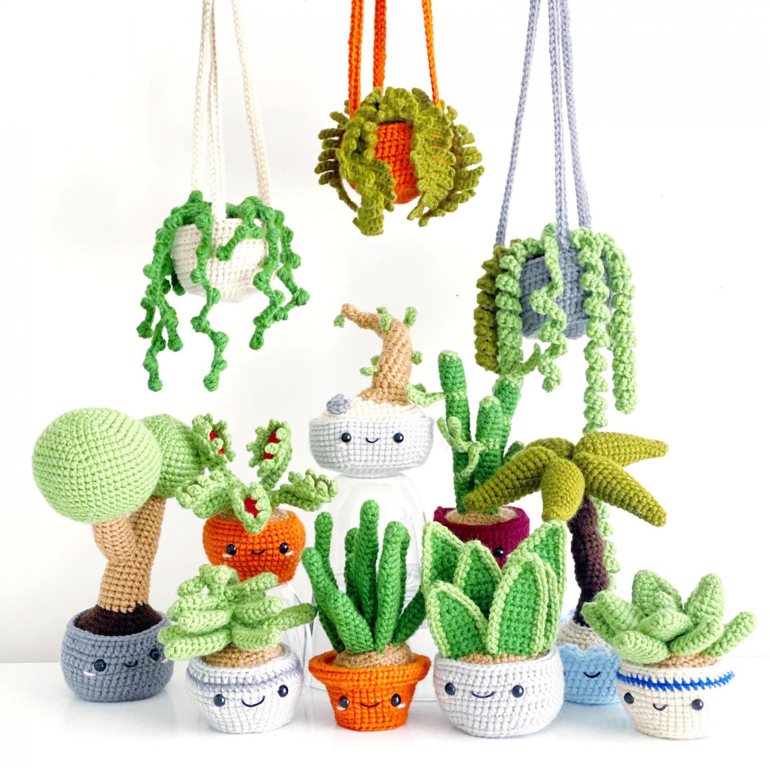 Adorable Crochet House Plants