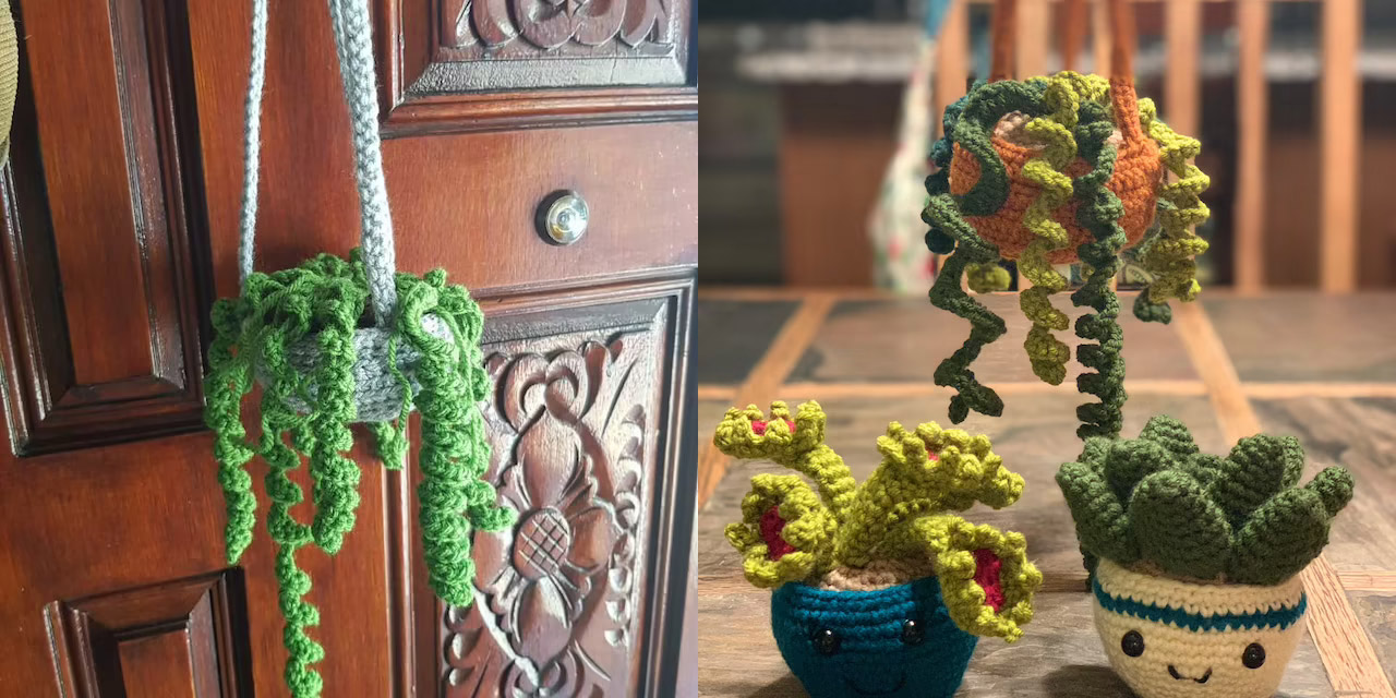 These Crochet House Plants Are Perfect For People Who Can't Get Real