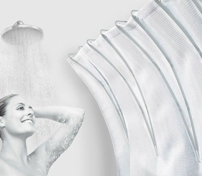 This Device That Curves Your Shower Curtain Outward To Give You More Room