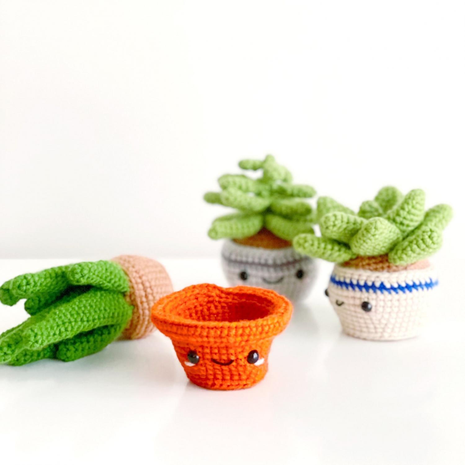 Adorable Crochet House Plants