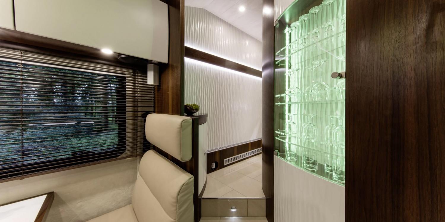 This Amazing $1.8 Million Ultra-Luxury RV Has Its Own Garage In The Back