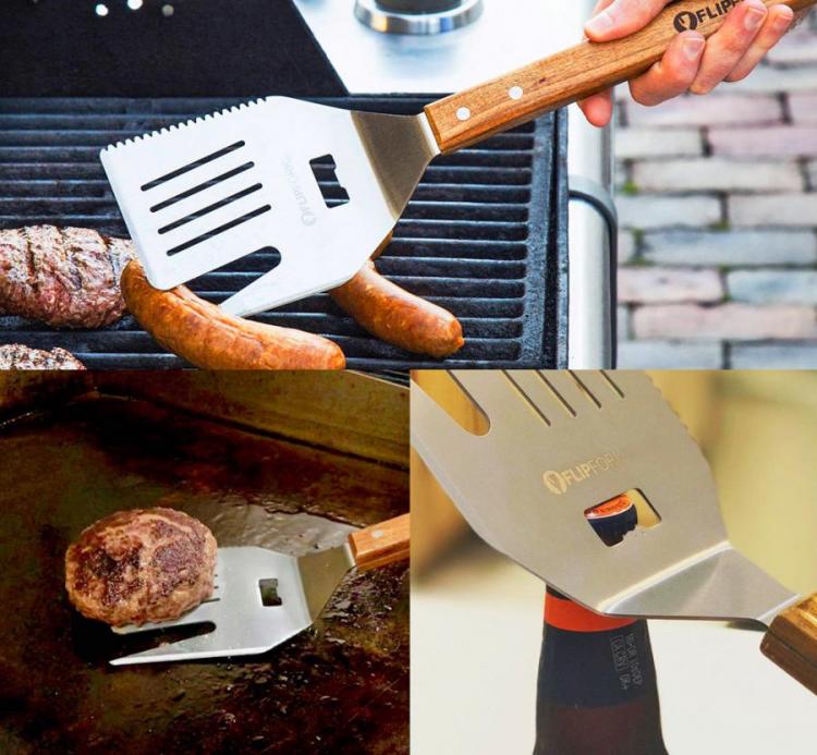 FlipFork: 5-in-1 Cooking and BBQ Spatula