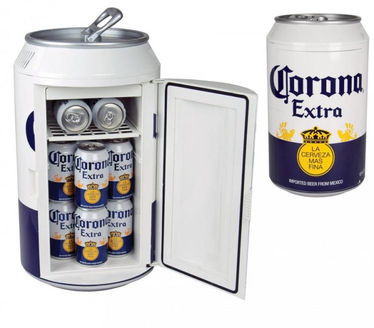 Giant Corona Can Mini Beer Fridge