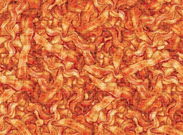 Bacon jigsaw puzzle - bacon puzzle