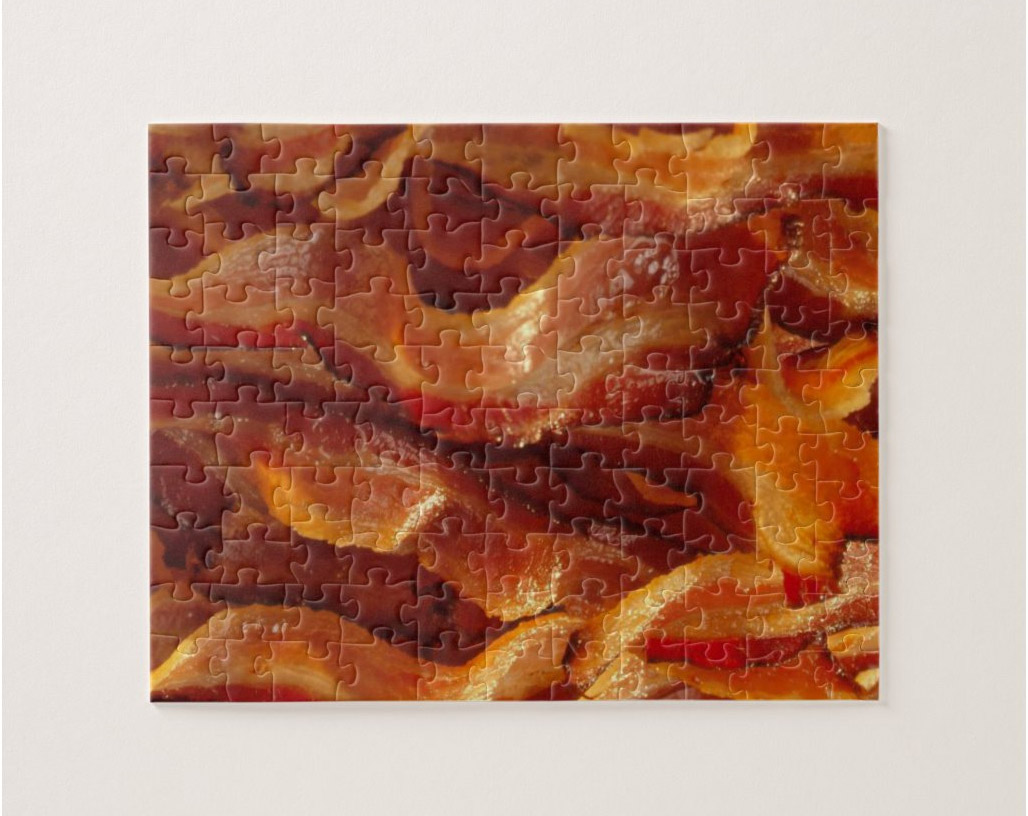 Bacon jigsaw puzzle - bacon puzzle
