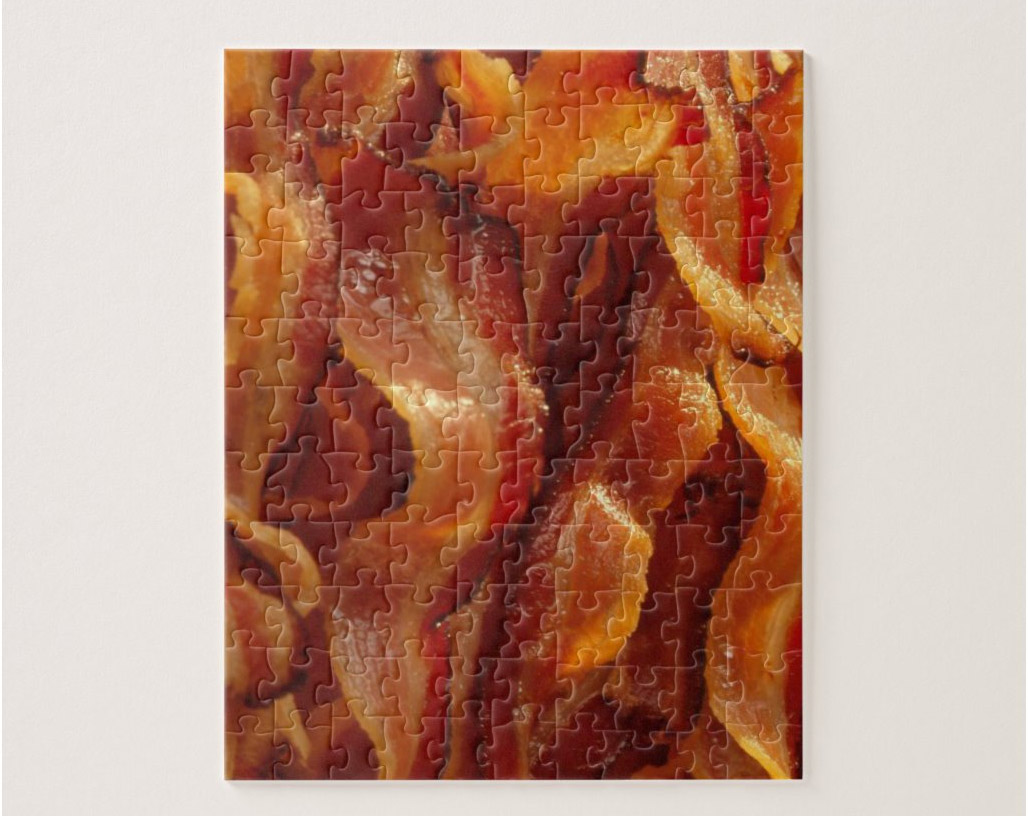 Bacon jigsaw puzzle - bacon puzzle