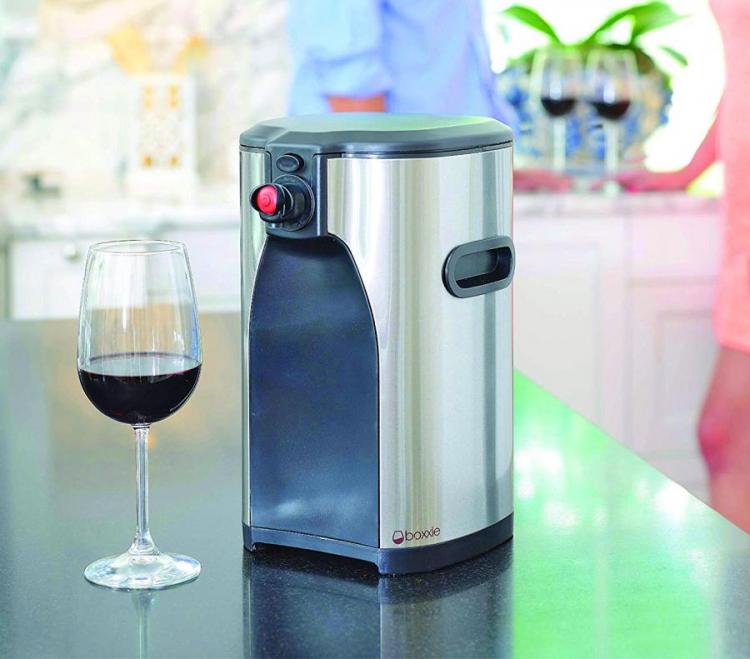 Boxxle: Stainless Steel Classy Boxed Wine Dispenser