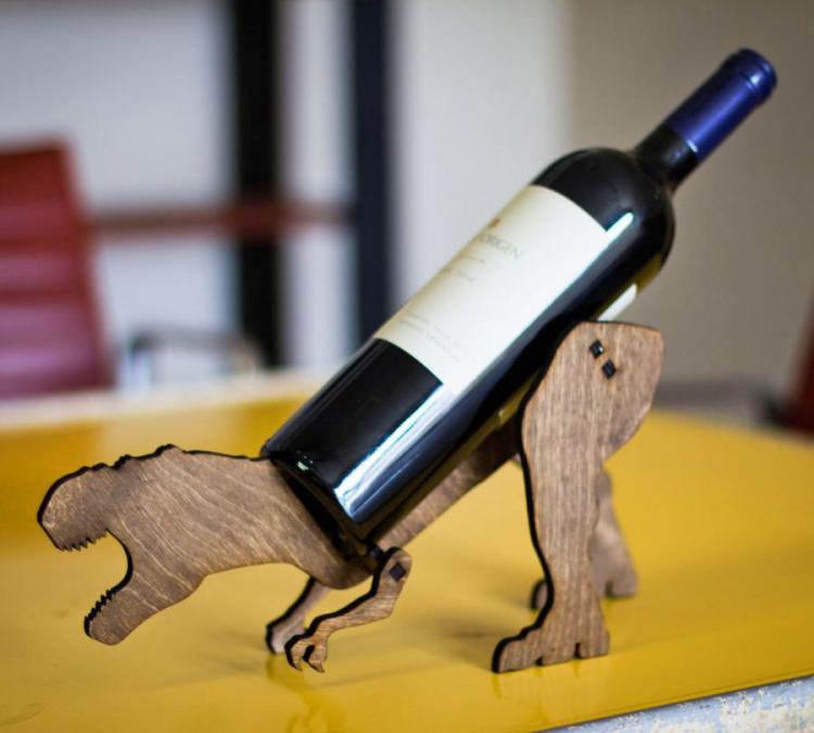T-Rex Dinosaur Wine Bottle Holder