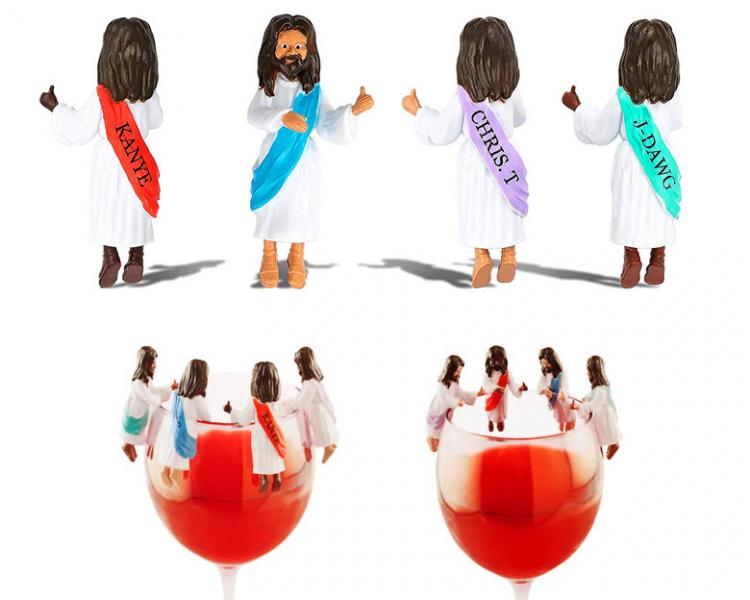 Water Into Wine Jesus Drink Markers