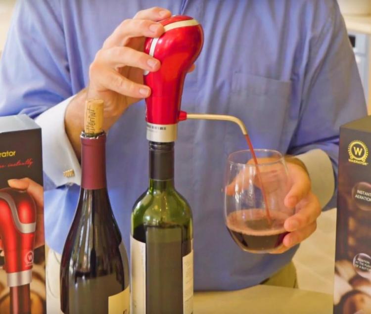 Waerator Wine Aerator Turns Your Bottle of Wine Into a Tap Dispenser