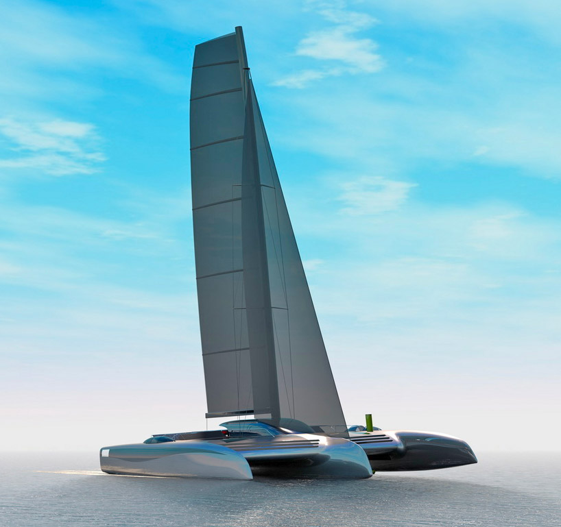 130 Foot Wide Trimaran Superyacht Zero Emission