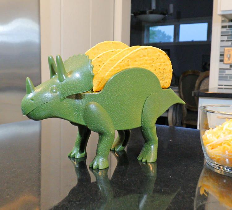 The TriceraTaco Is a Dinosaur That Holds Your Tacos