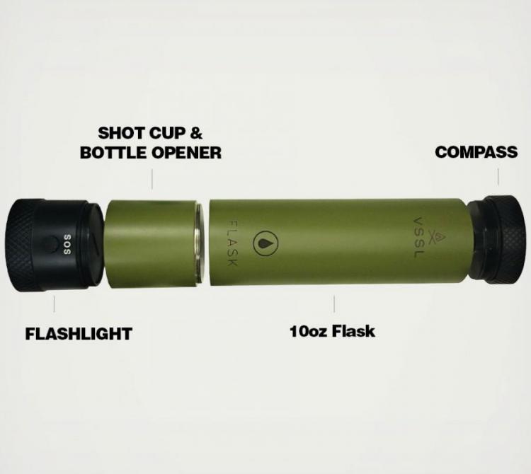 VSSL: Outdoor Utility & Survival Tools Packed into a Functional Cylinder