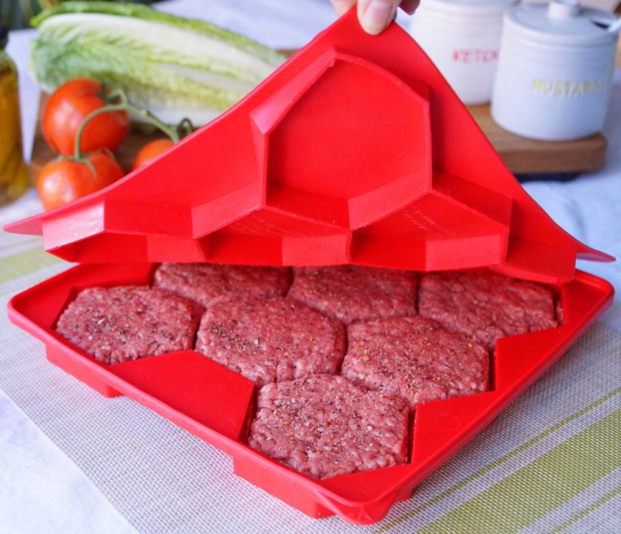 Silicone burger patty former - Weird gifts for Dad