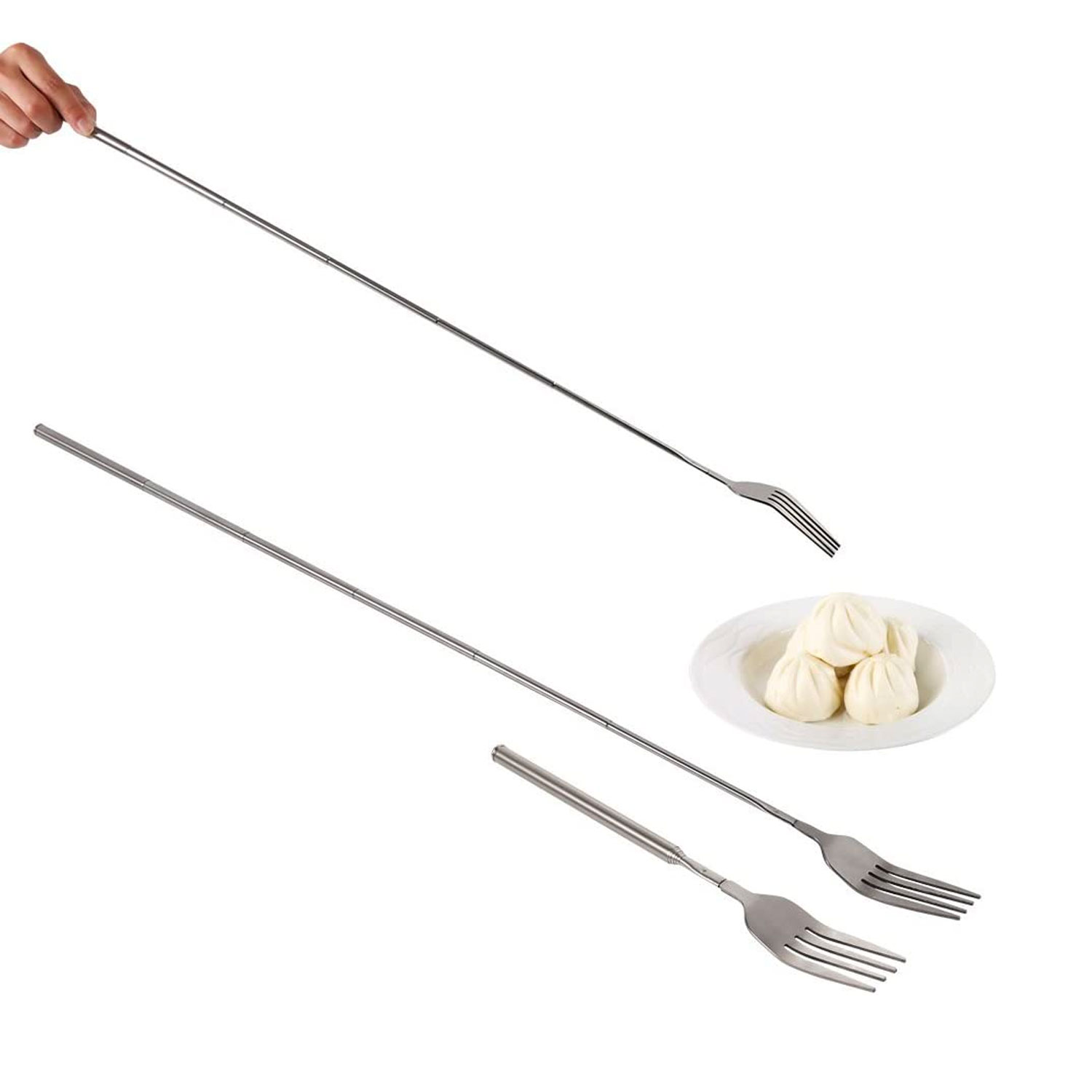 Funny Fork Extendable to 25" inches Telescopic Table Ware 