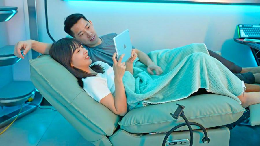 16-in-1 smart recliner with voice recognition