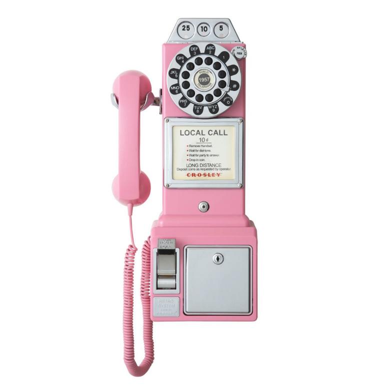  1950's Payphone Replica Landline Phone