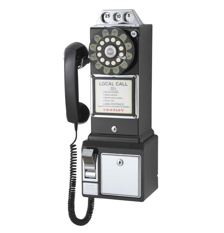  1950's Payphone Replica Landline Phone