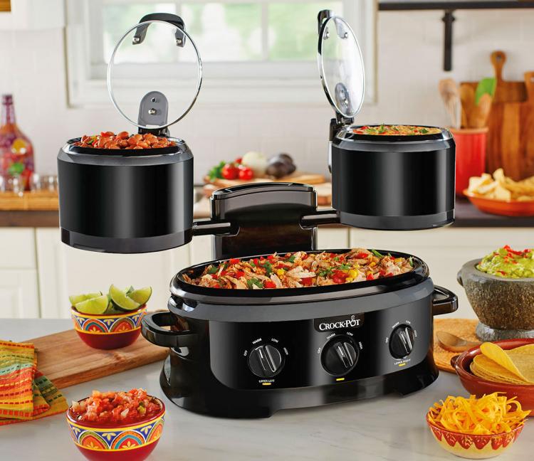 This 2-Story Crock-Pot Lets You Slow Cook More Food In a Smaller Area