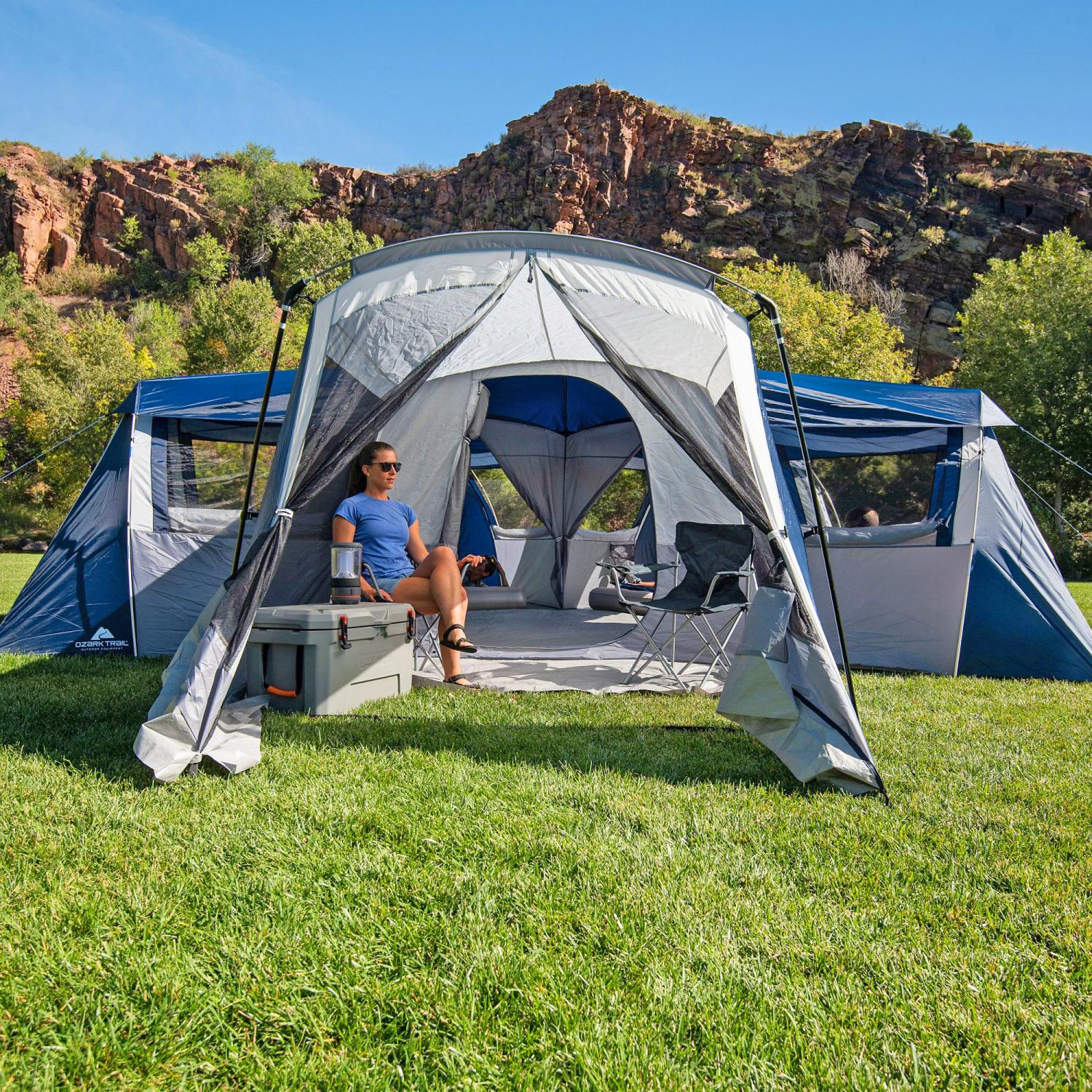 Giant 20-Person Tent With 5 Bedroom Compartments