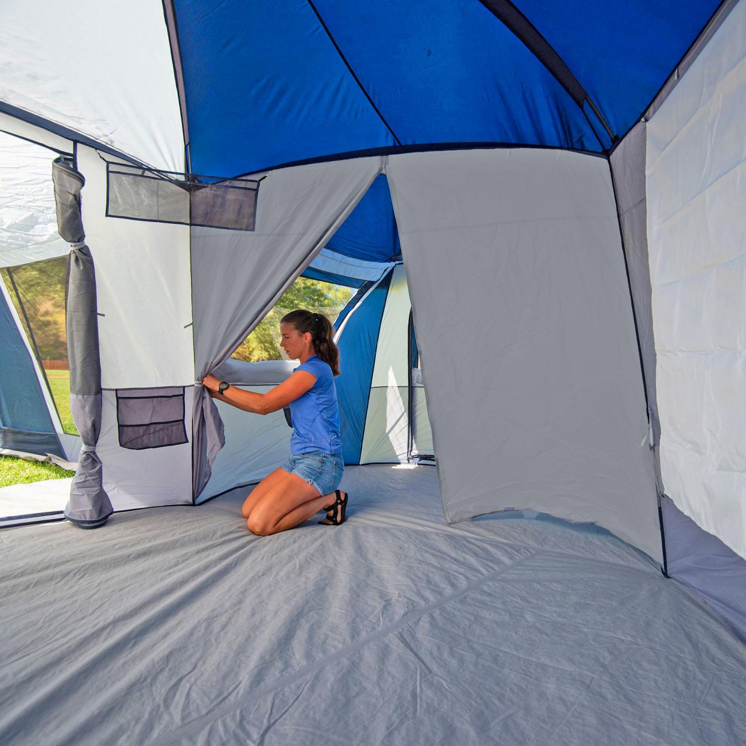 Giant 20-Person Tent With 5 Bedroom Compartments