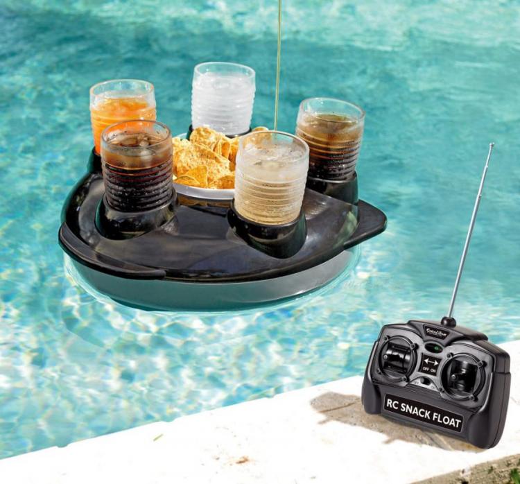 Remote Control Floating Snack And Drink Holder