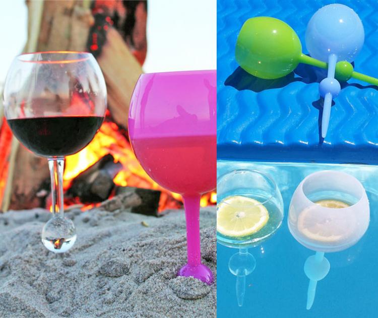 These Beach Glasses Float in The Water and Can Stand Up In The Sand
