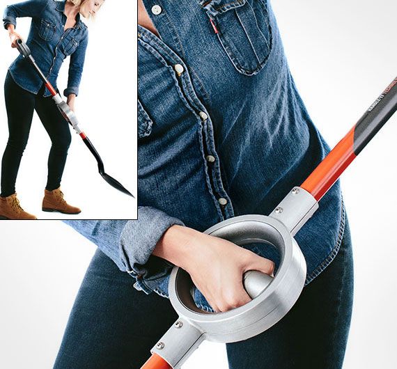 Bosse Ergonomic Adjustable Snow Shovel