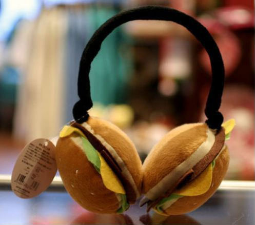 Cheeseburger Earmuffs