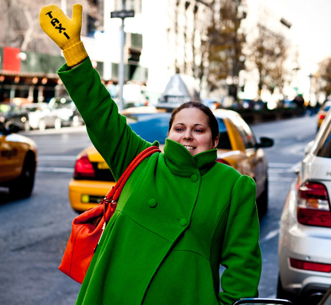 Taxi Mittens