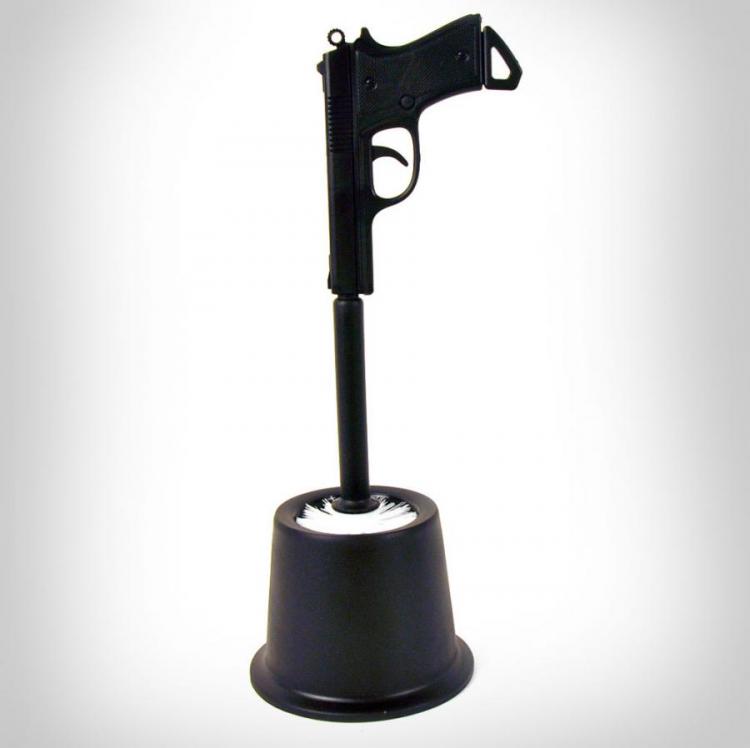 This Gun Toilet Bowl Cleaning Brush