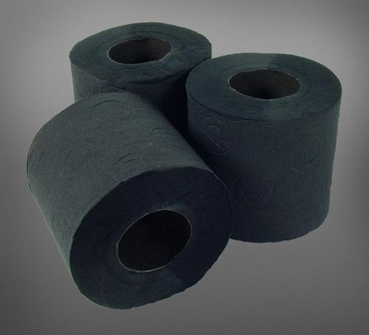 This Black Toilet Paper