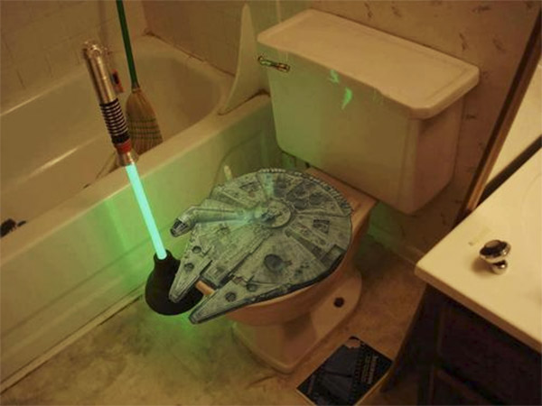 This Light Saber Toilet Plunger
