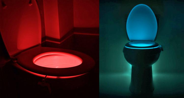 IllumiBowl: Colored Night Lights For Your Toilet