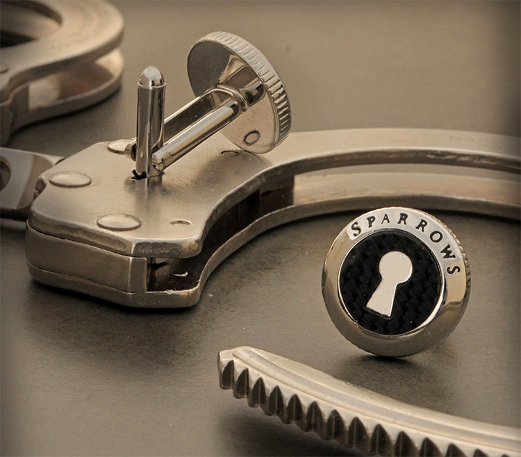 Handcuff Key Cufflinks