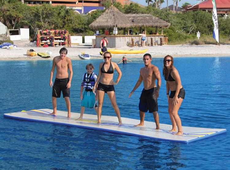 Giant Water Mats That Let You Walk On Water