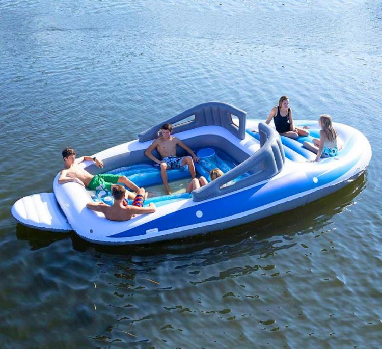 Life-Size Inflatable Speed Boat