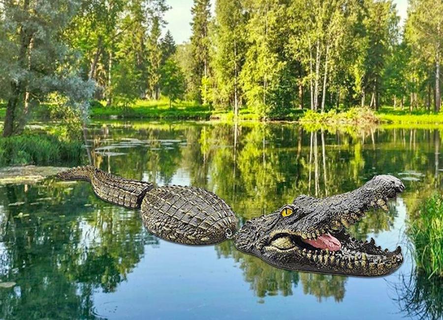 These 3 Piece Crocodile Garden Statues Look Awesome Anywhere In Your 