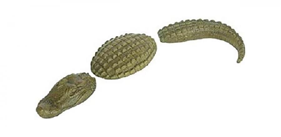 3-Piece Crocodile Garden Statues