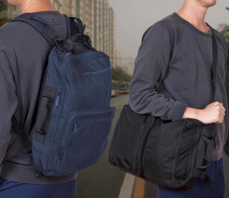 This Convertible Bag Lets You Use It as a Backpack, Messenger Bag, or Briefcase