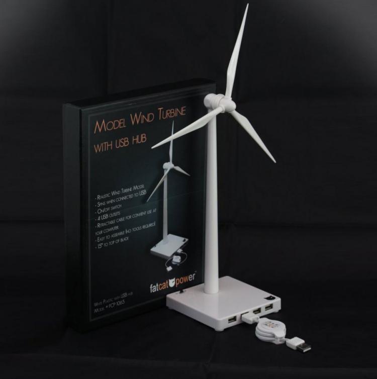 USB Powered Mini Desktop Wind Turbine