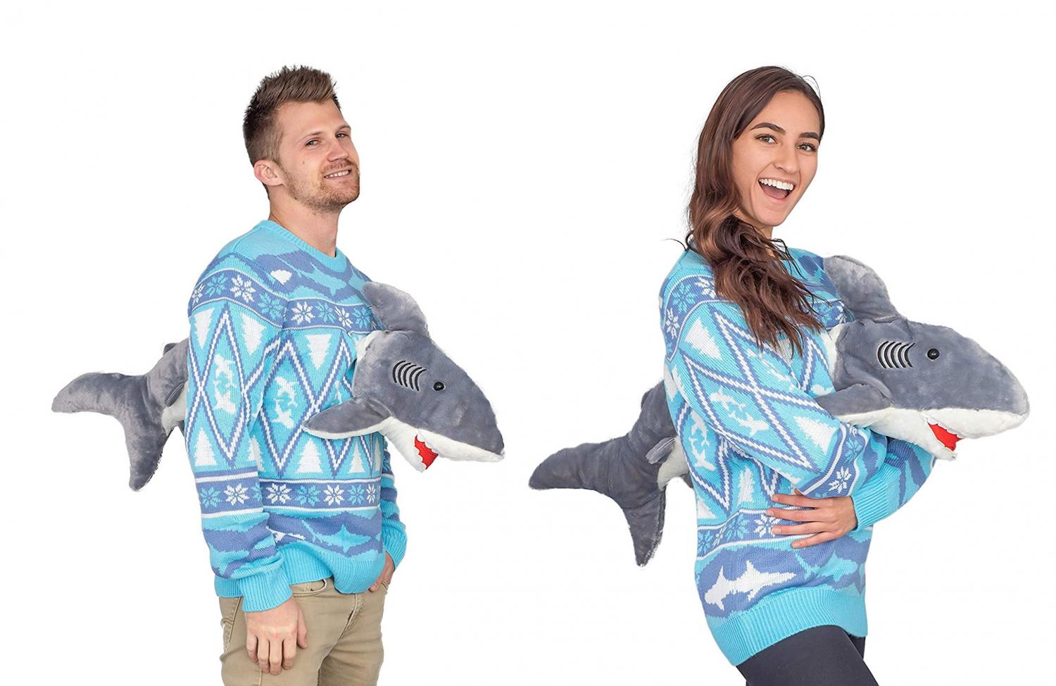 3D Dolphin Ugly Christmas Sweater