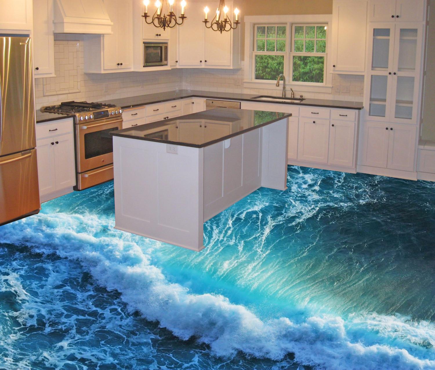 These Incredible 3d Epoxy Floors Will Turn Your Room Into A Beach