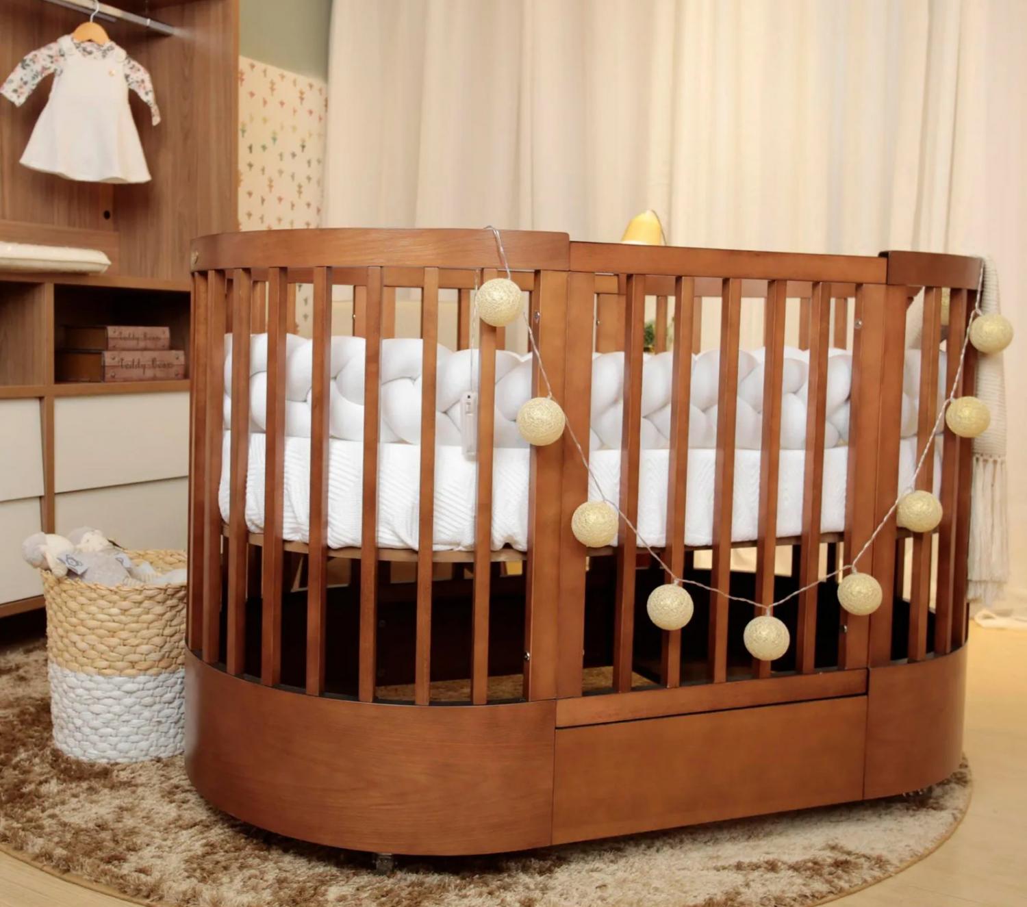 This 4-in-1 Crib, Bassinet, Toddler Grows With Your Baby