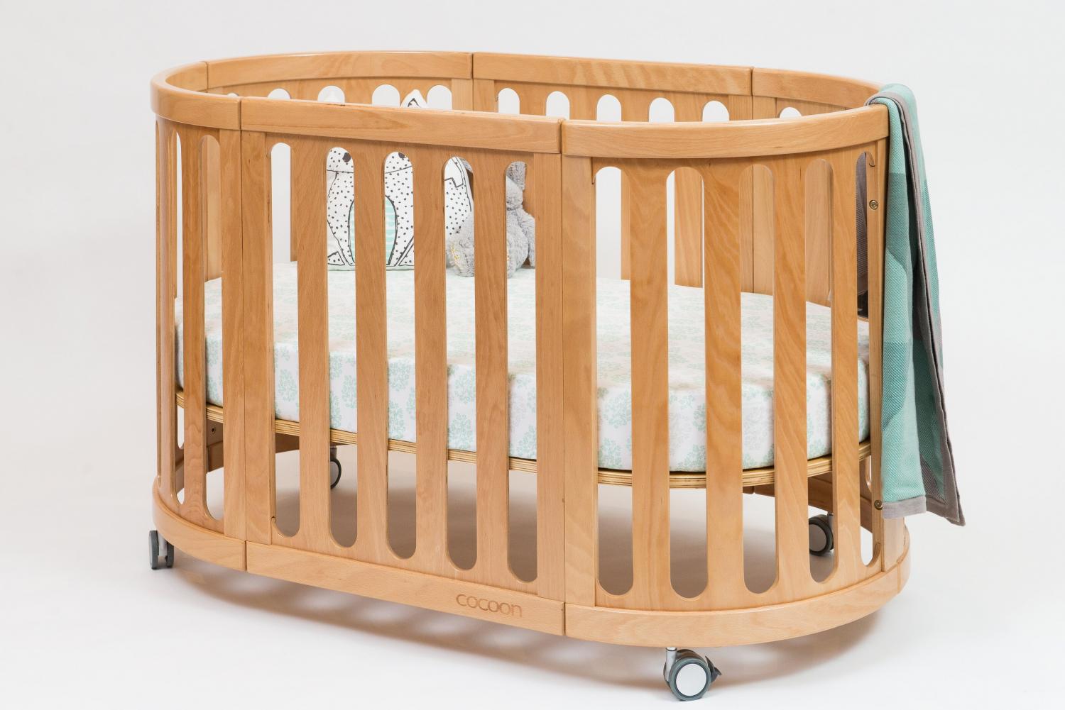 This 4-in-1 Crib, Bassinet, Toddler Grows With Your Baby