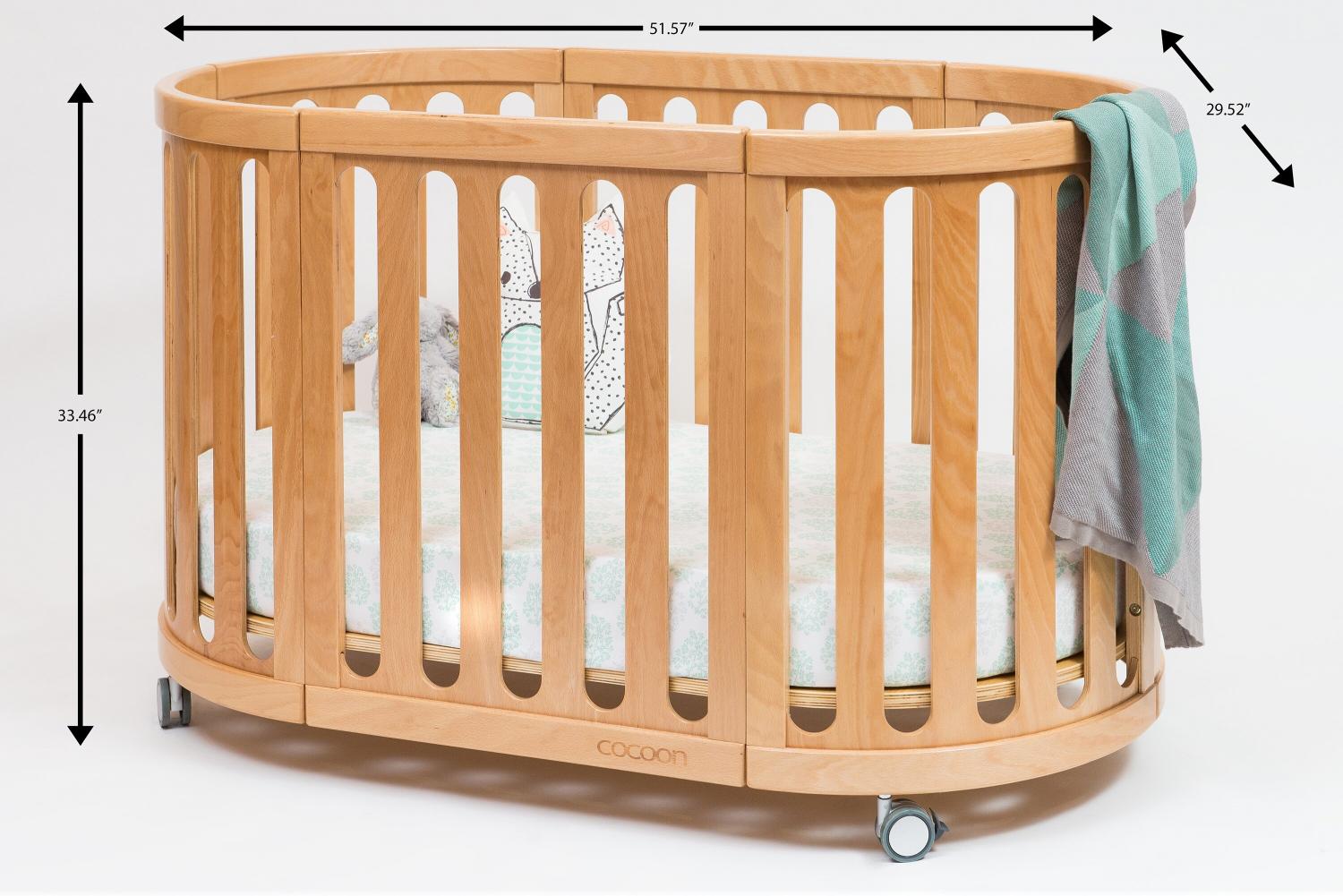 This 4in1 Convertible Crib, and Toddler Bed Grows With Your