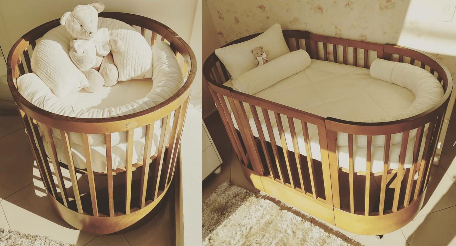 Convertible bassinet store to crib