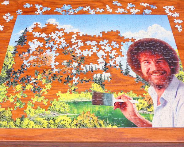 500 Piece Bob Ross Jigsaw Puzzle